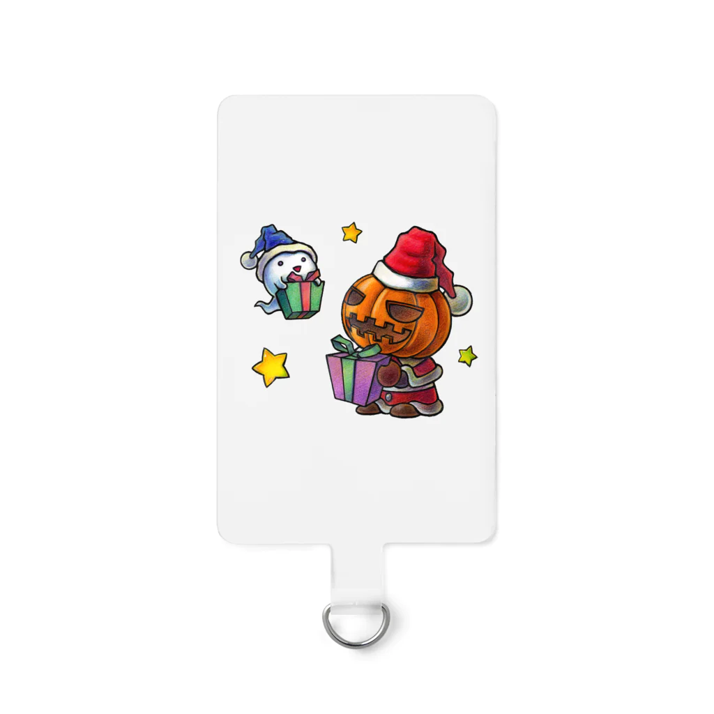 FAN-TANのハロウィンおばけのクリスマス Smartphone Strap