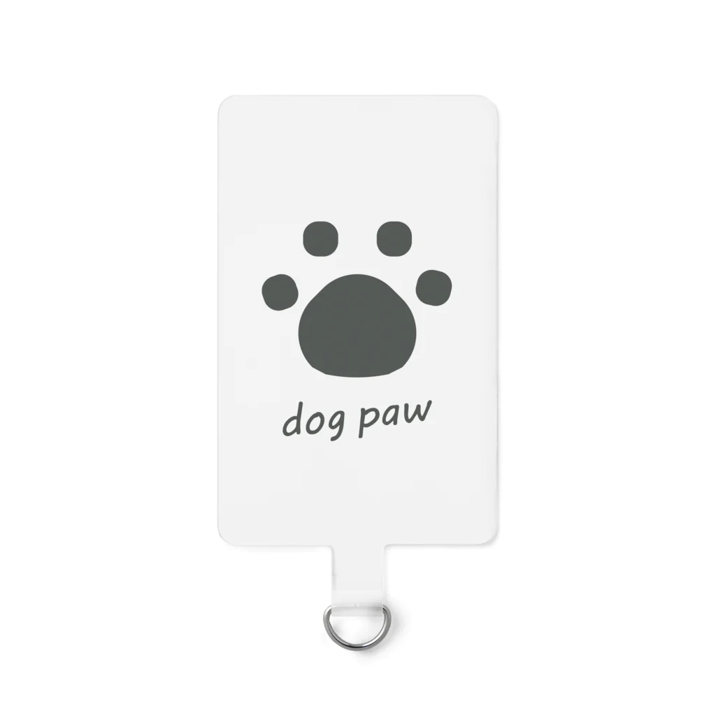 mamapockのdog paw スマホストラップ