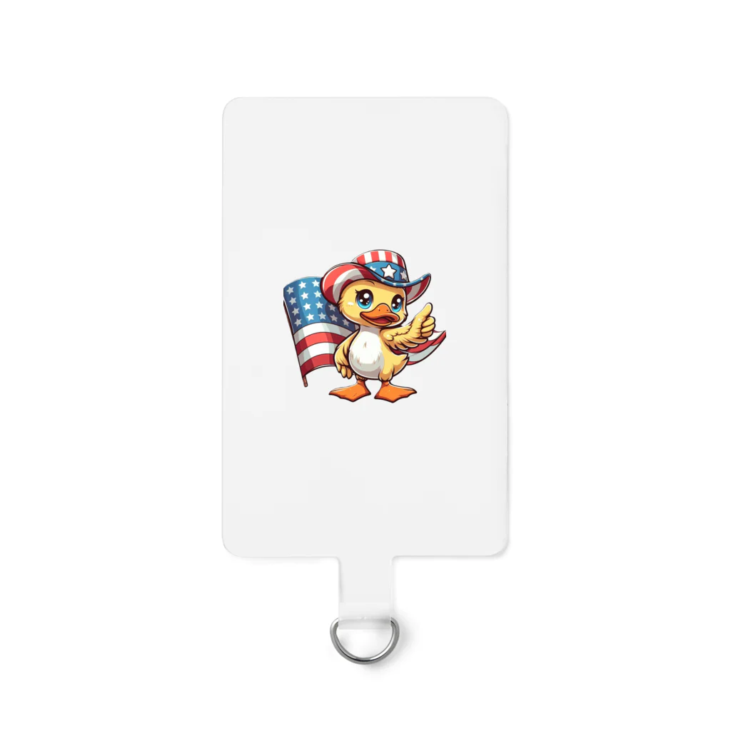 lblのアメリカンなアヒル君 Smartphone Strap