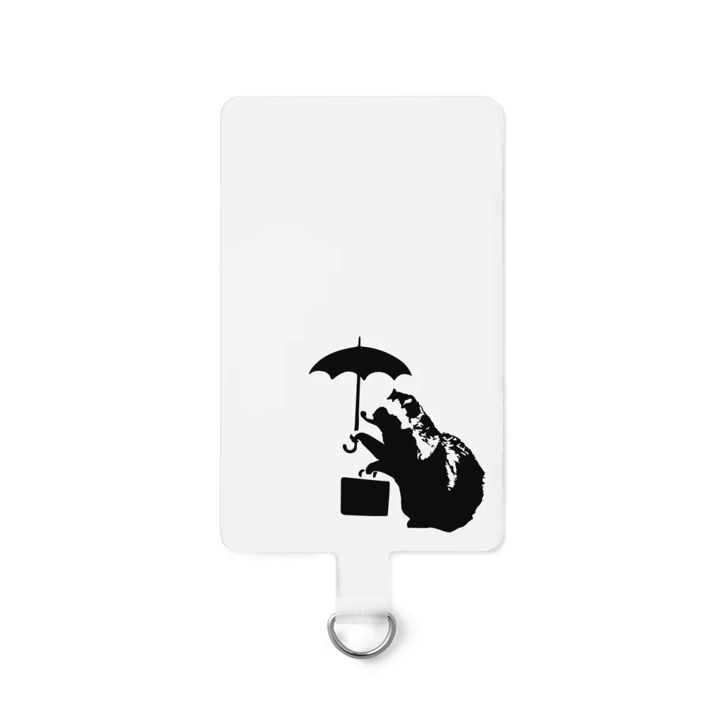 有限会社サイエンスファクトリーのUmbrella Tanuki Smartphone Strap