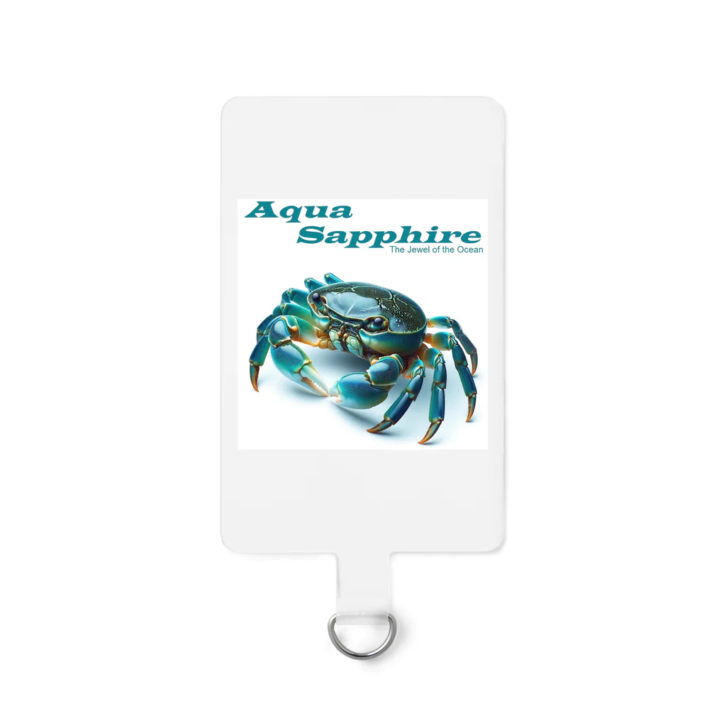 MatrixSphereのAqua Sapphire スマホストラップ