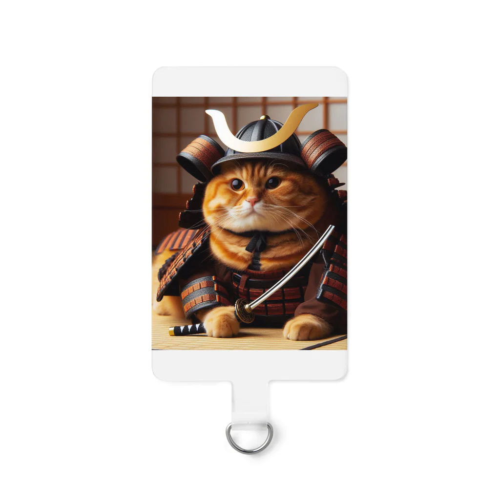 hypergoのねこねこ侍　SAMURAI cat Smartphone Strap