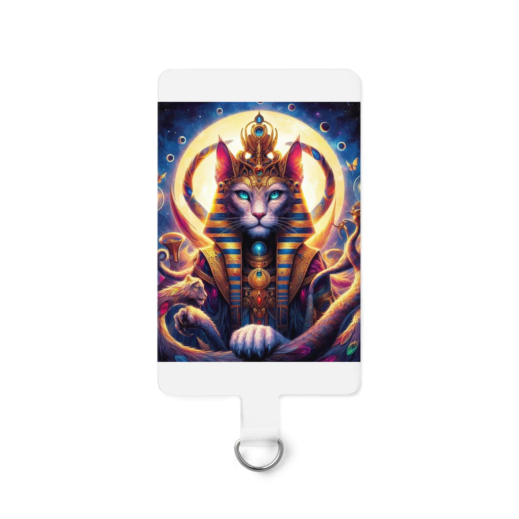 BabylonChannel 🎨 ✝️ ❤️‍🔥のバステト神　雌猫 Smartphone Strap