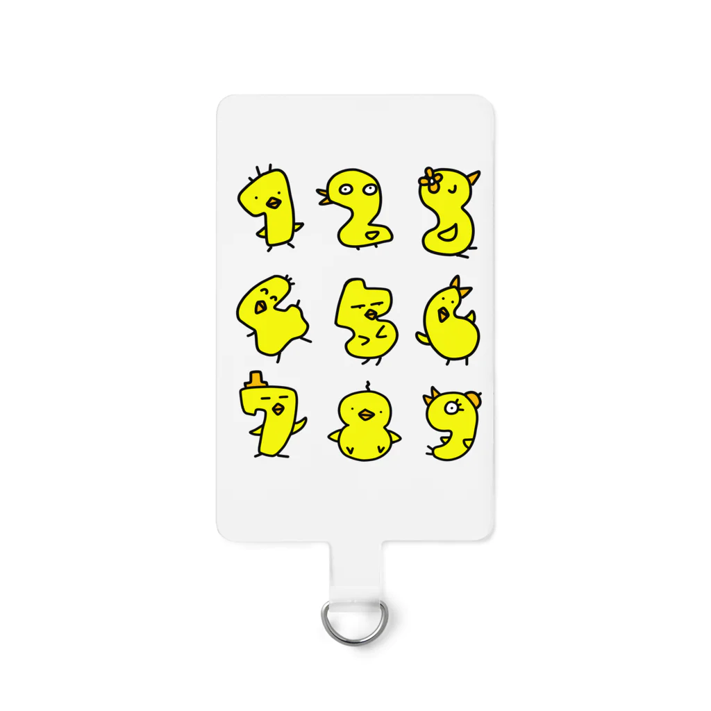 mayumayu-の🐤数字アヒル🐤 Smartphone Strap