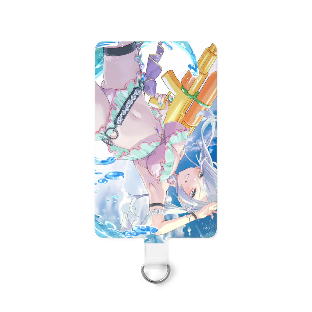 しろいる家との出会いのきみとの思い出 Smartphone Strap