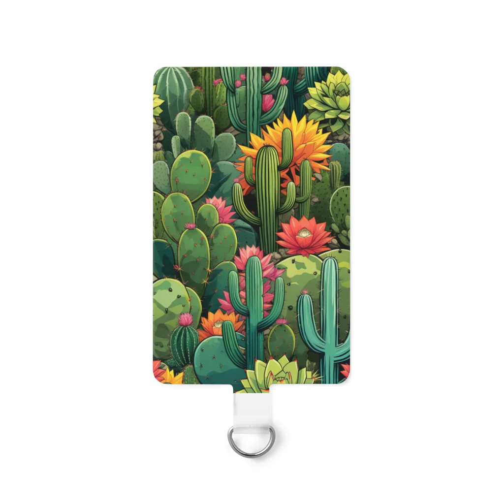 カモフラアイランドのカモフラcactus Smartphone Strap