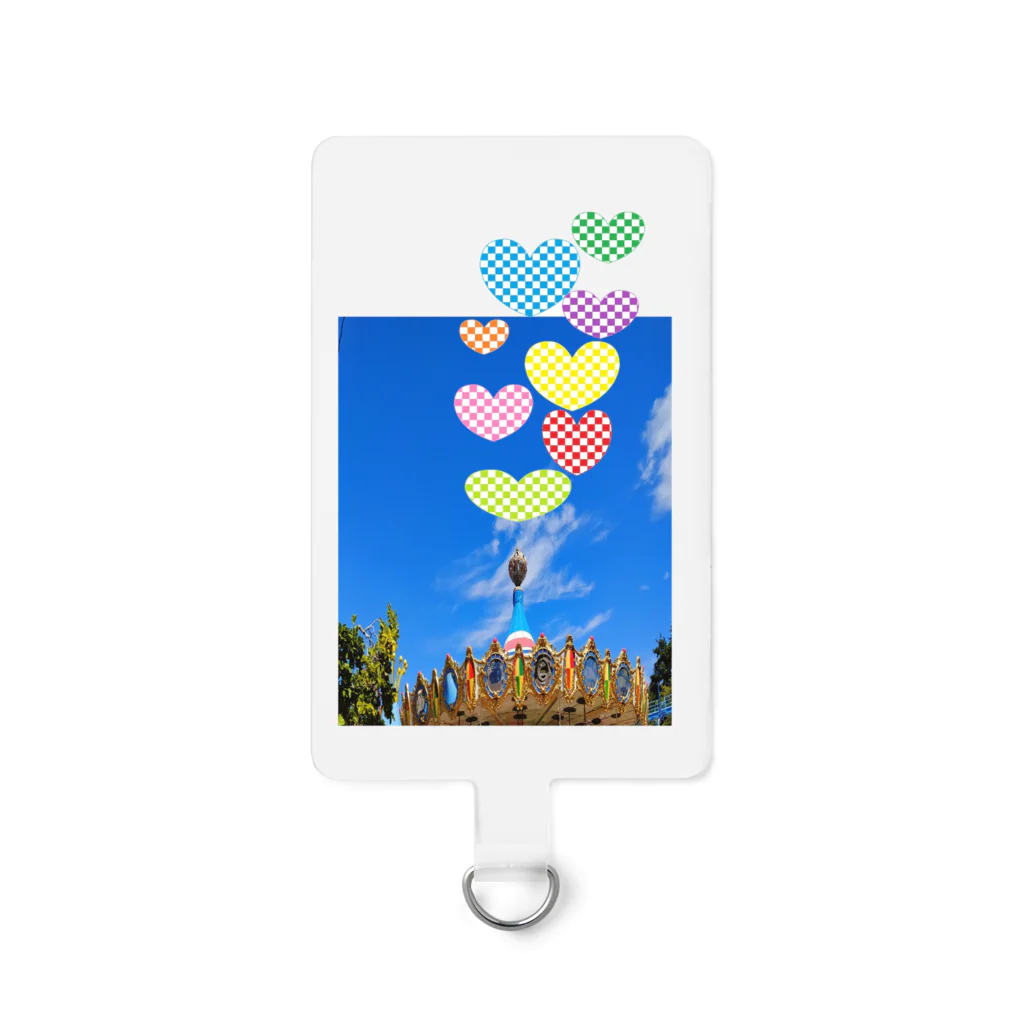 Happyーpop28c🎵のメリーゴーランドheart❤✨ Smartphone Strap