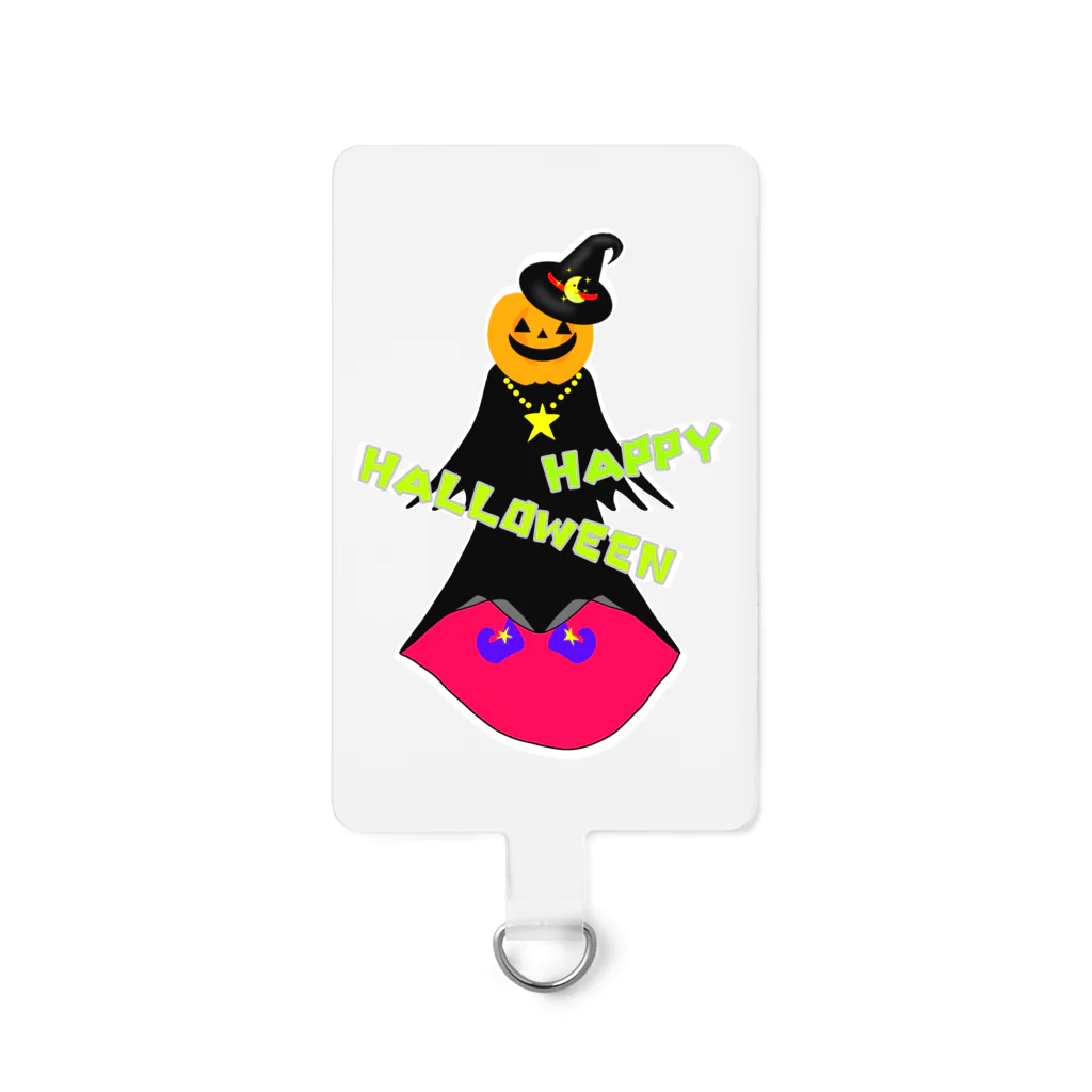 momolove のHALLOWEENかぼちゃ魔女 Smartphone Strap
