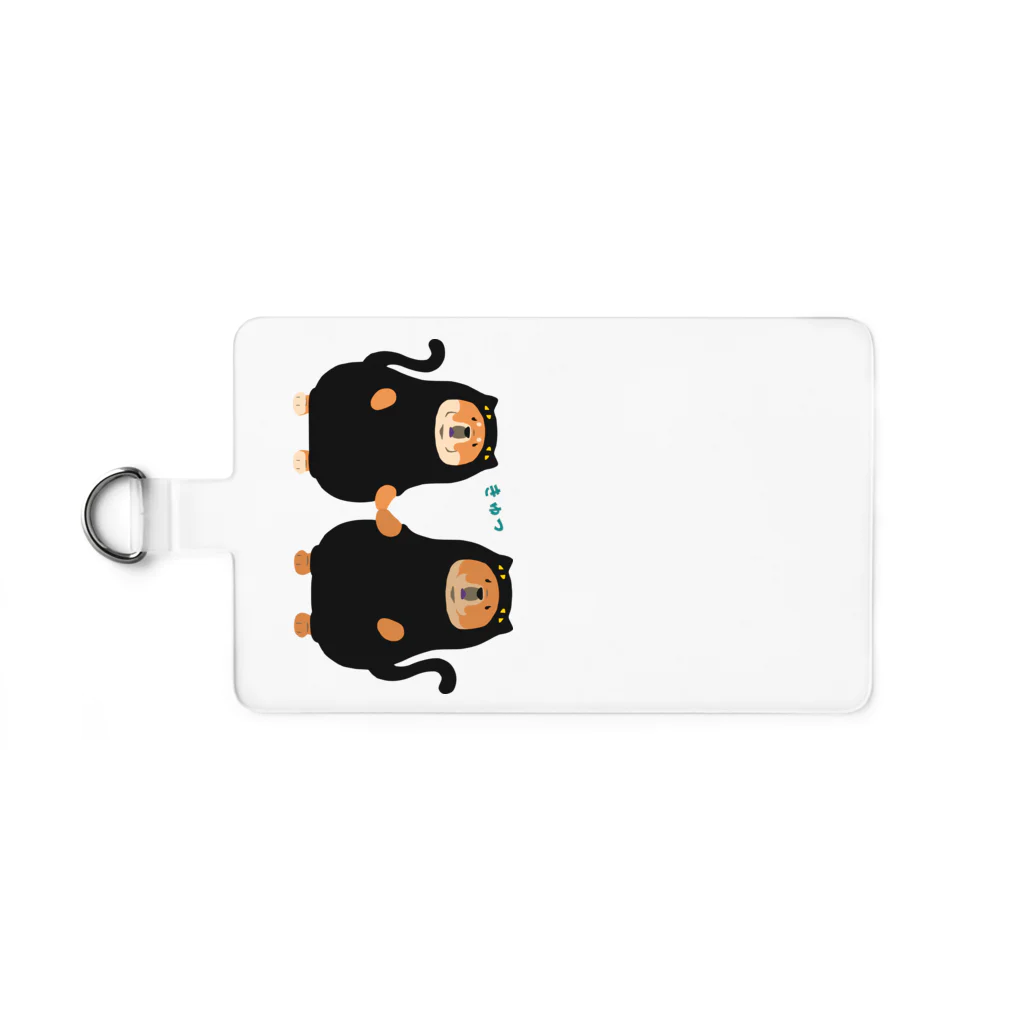 Qooroの猫かぶりチャウさん　手つなぎ兄弟 Smartphone Strap