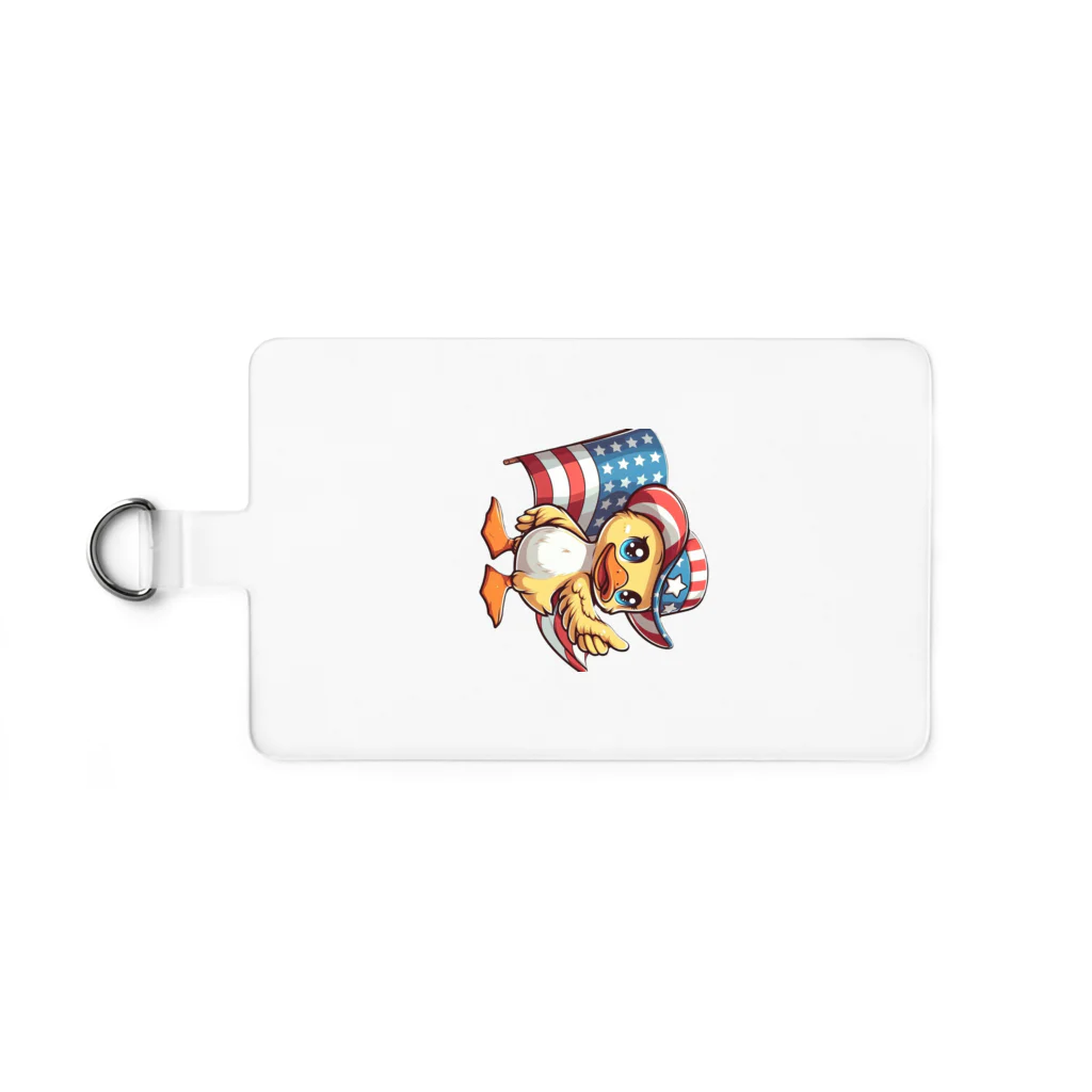 lblのアメリカンなアヒル君 Smartphone Strap