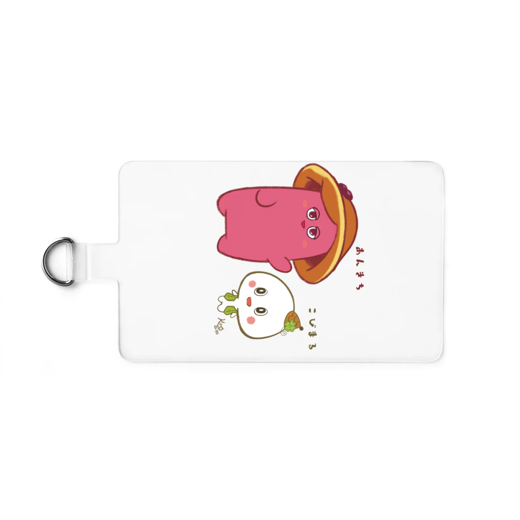 きいろびと_デザインのこびまるとあんきち仲良しグッズ Smartphone Strap