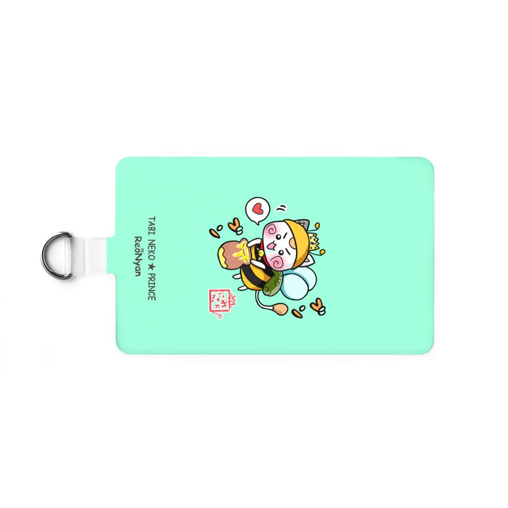 旅猫王子れぉにゃん👑😼公式(レイラ・ゆーし。)のみつばち☆旅猫王子れぉにゃん Smartphone Strap