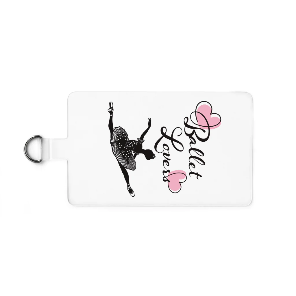 Saori_k_cutpaper_artのBallet Lovers Ballerina Smartphone Strap