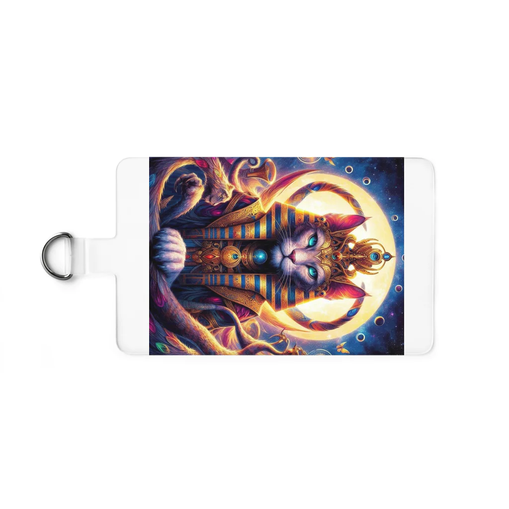 BabylonChannel 🎨 ✝️ ❤️‍🔥のバステト神　雌猫 Smartphone Strap