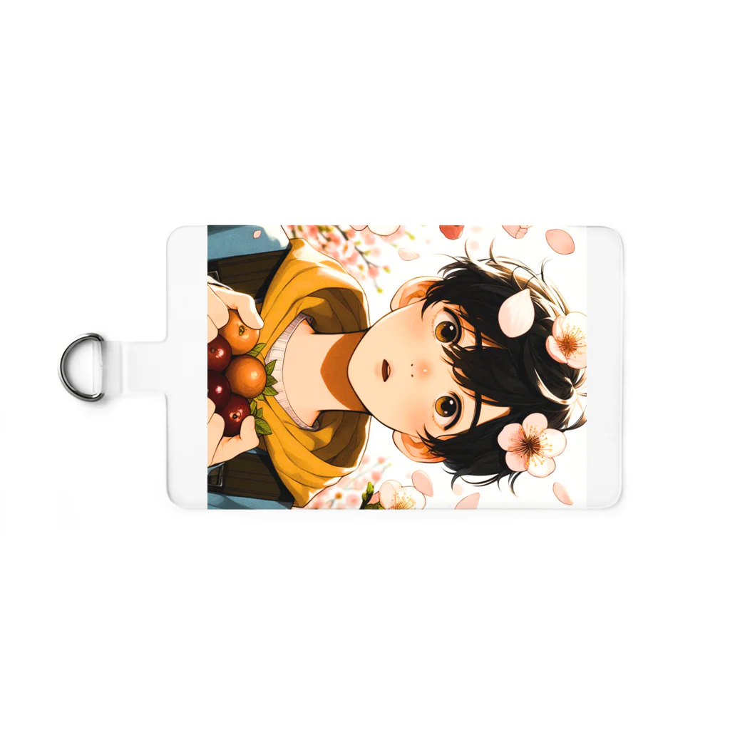 可愛い男の子イラスト販売所　By,keicyanの男の子　中学1年生　春 Smartphone Strap