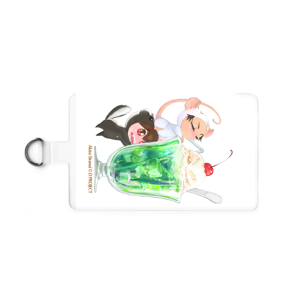 D PROJECTのきぐるみーず（クリームソーダ) Smartphone Strap