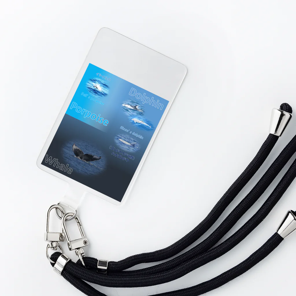 L_arctoaのイルカとクジラの違い Smartphone Strap