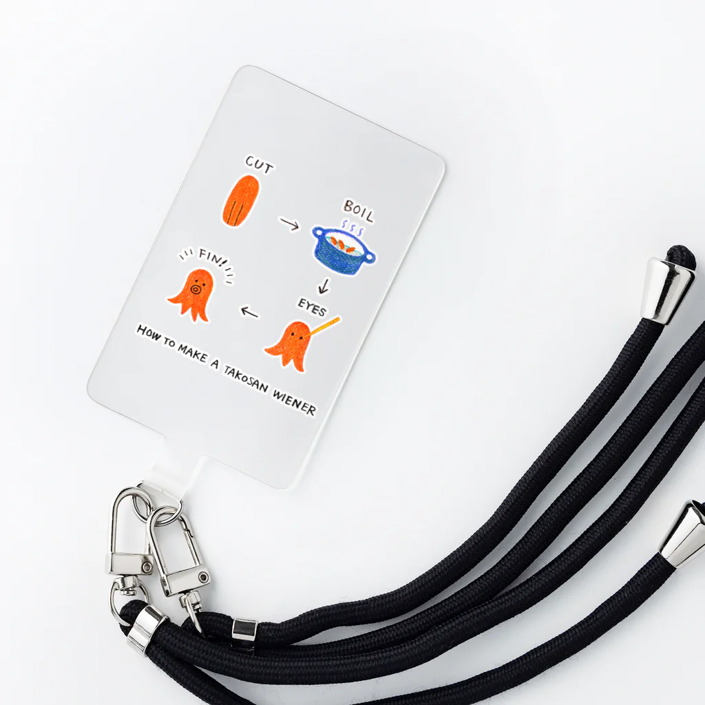 のぐちさきのたこさんウィンナーのつくり方 Smartphone Strap