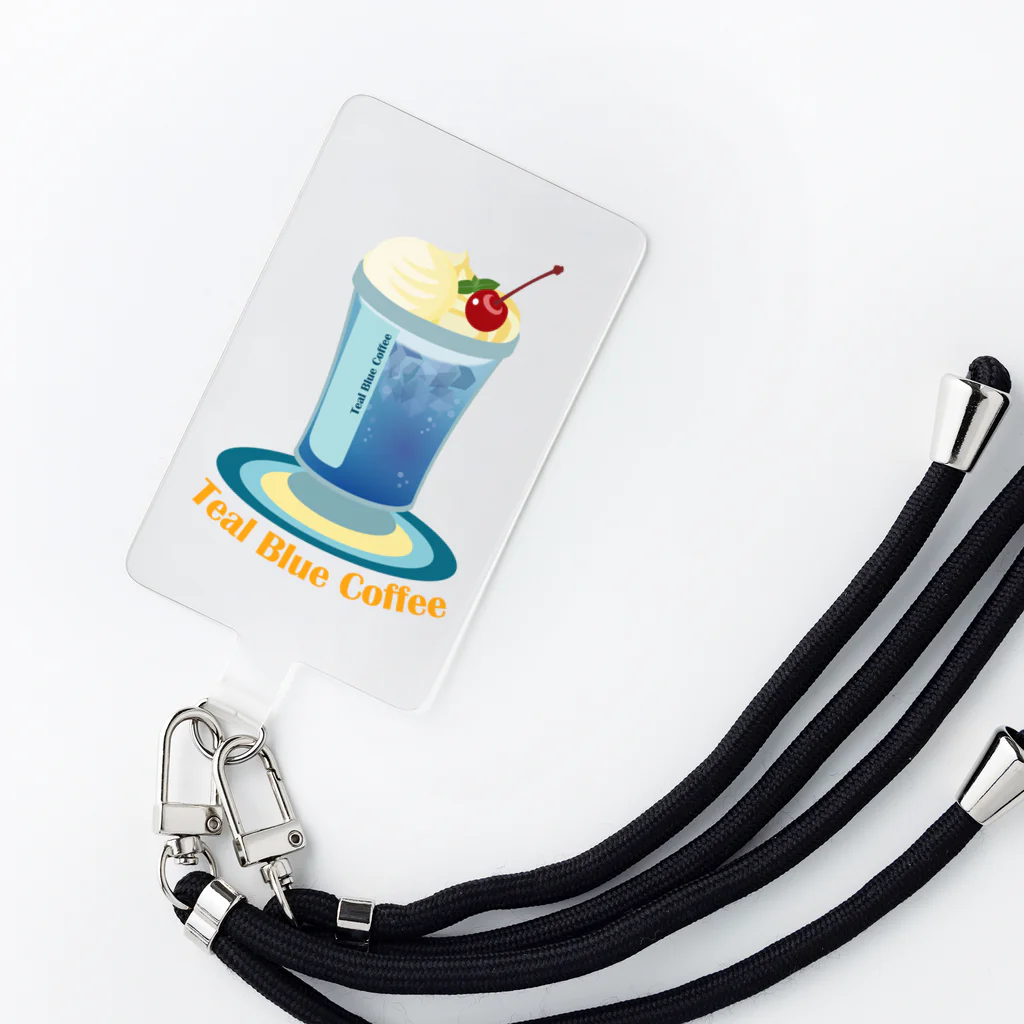 Teal Blue CoffeeのTeal Blue Hawaii Smartphone Strap