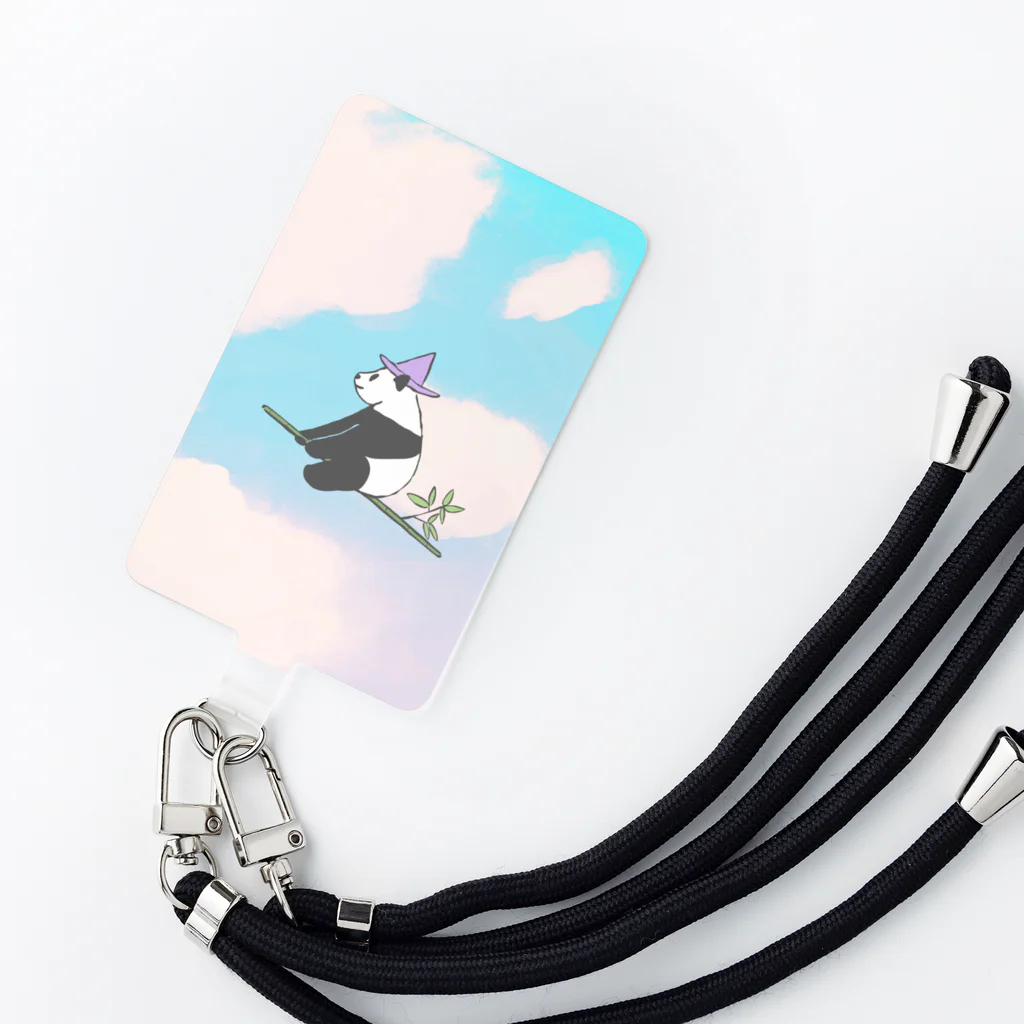 パンダむんの魔法のほうき Smartphone Strap