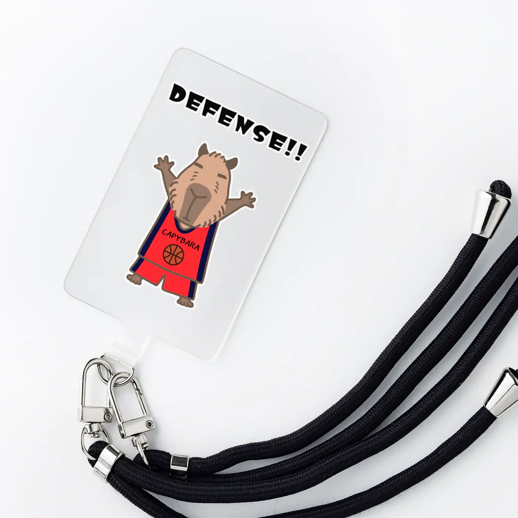 ハナのお店のカピバラのディフェンス Smartphone Strap