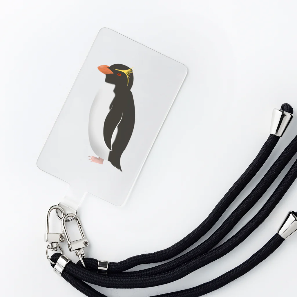 とりれんこの【寄付】ミナミイワトビペンギン Smartphone Strap