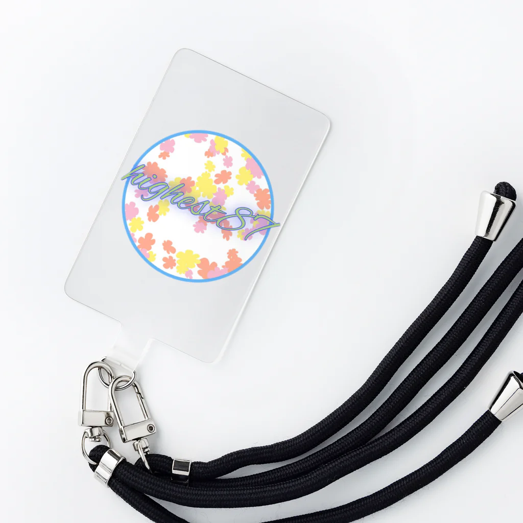 Happyーpop28c🎵のflower in the ball111 Smartphone Strap