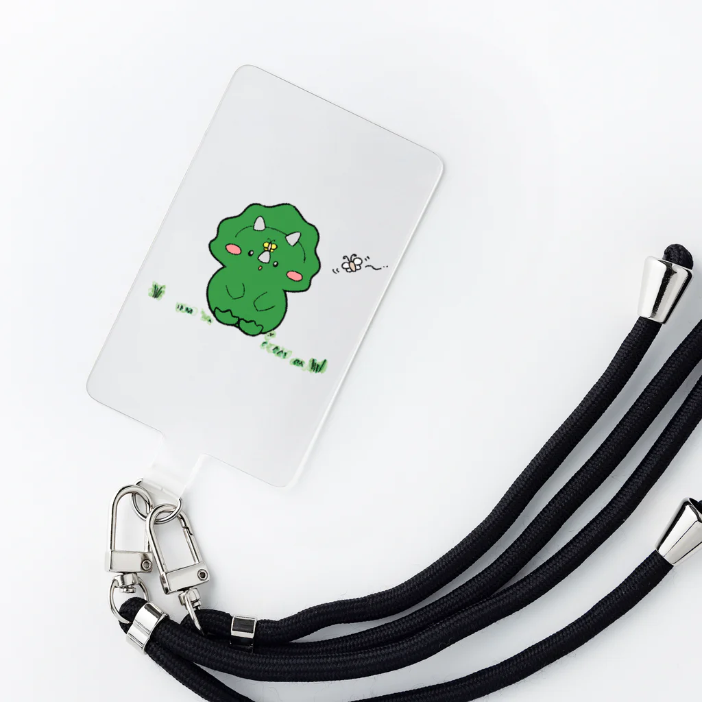 とりとりかむぱにーのとくちゃんとちょうちょ Smartphone Strap