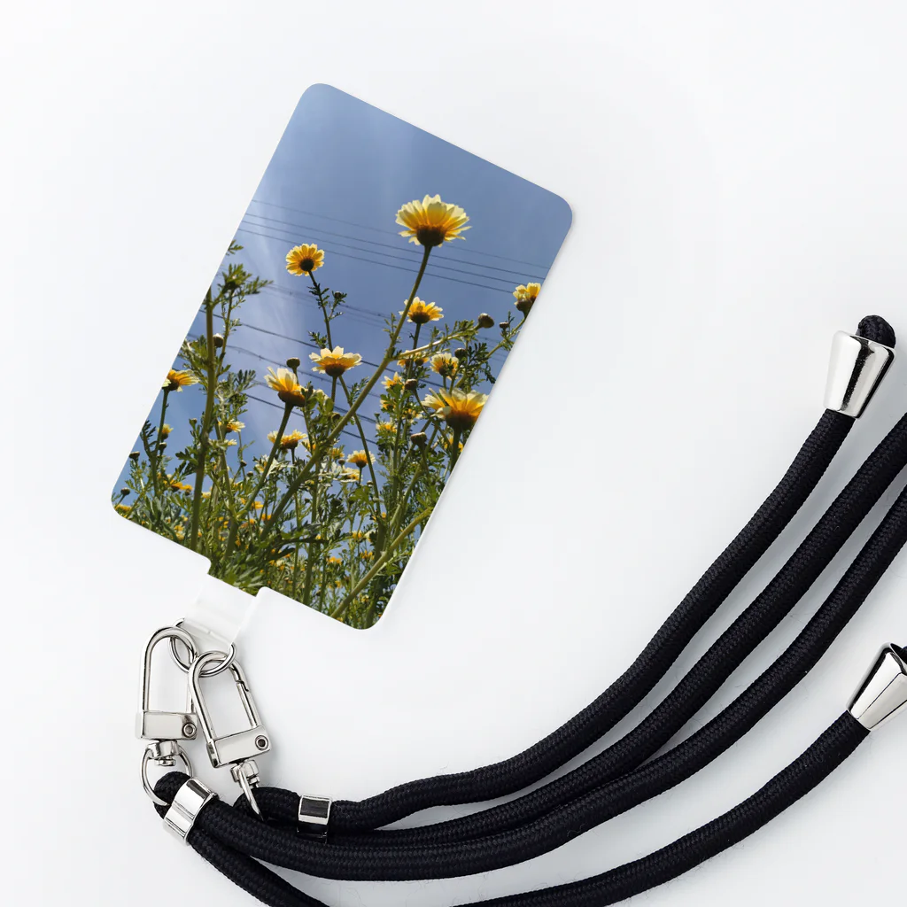 MMの黄色い春菊の花 Smartphone Strap