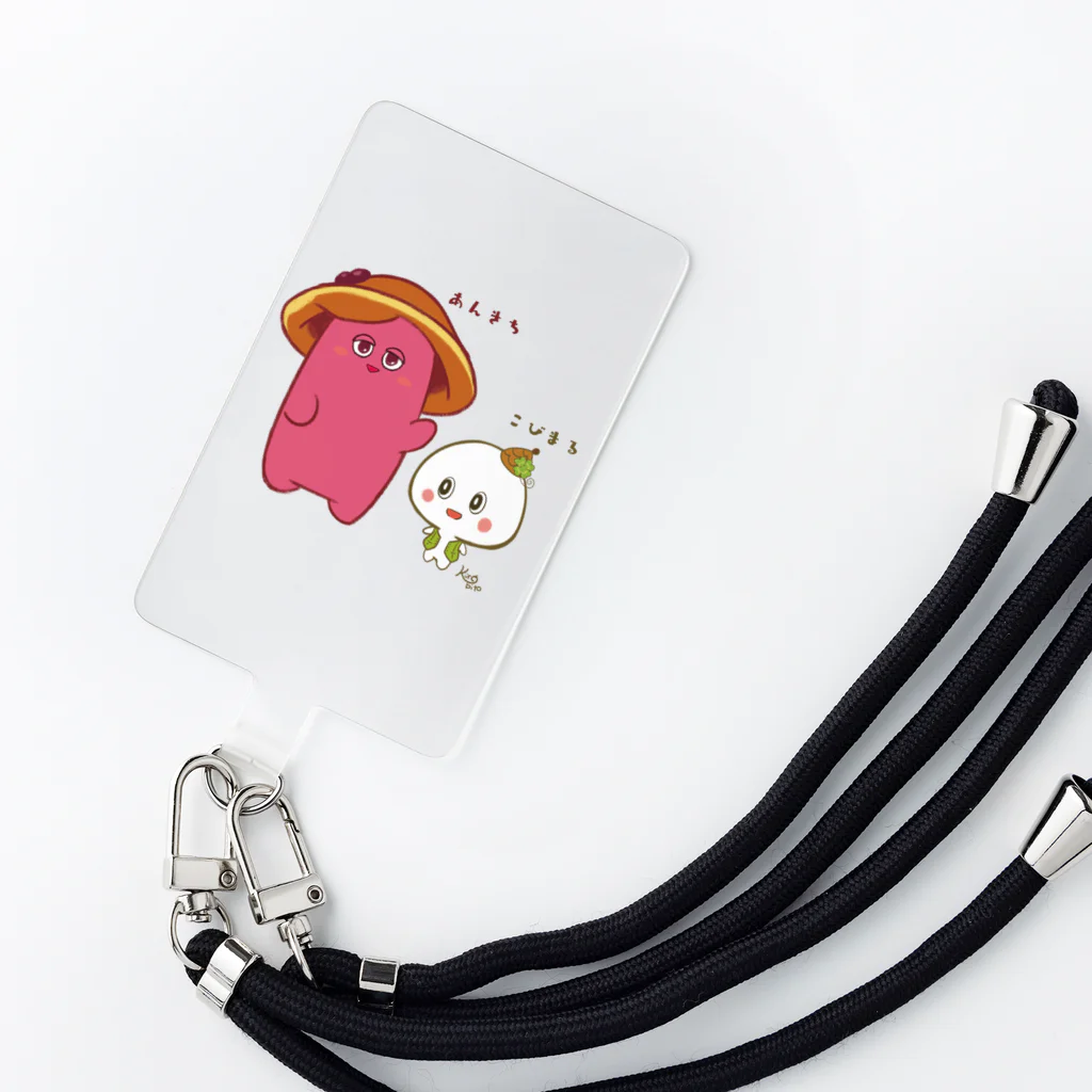 きいろびと_デザインのこびまるとあんきち仲良しグッズ Smartphone Strap