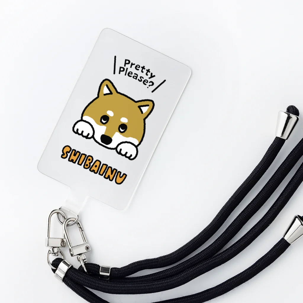 ワカボンドの柴犬のおねだり顔 Smartphone Strap