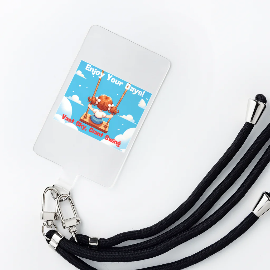 lblの広いお空・大きなブランコ Smartphone Strap