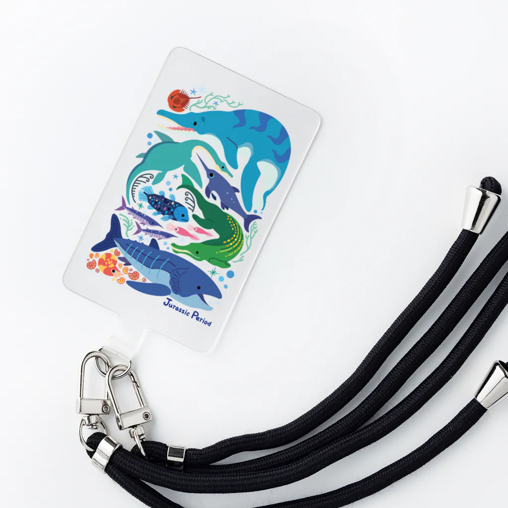 みなとまち層のジュラ紀の海のいきもの Smartphone Strap