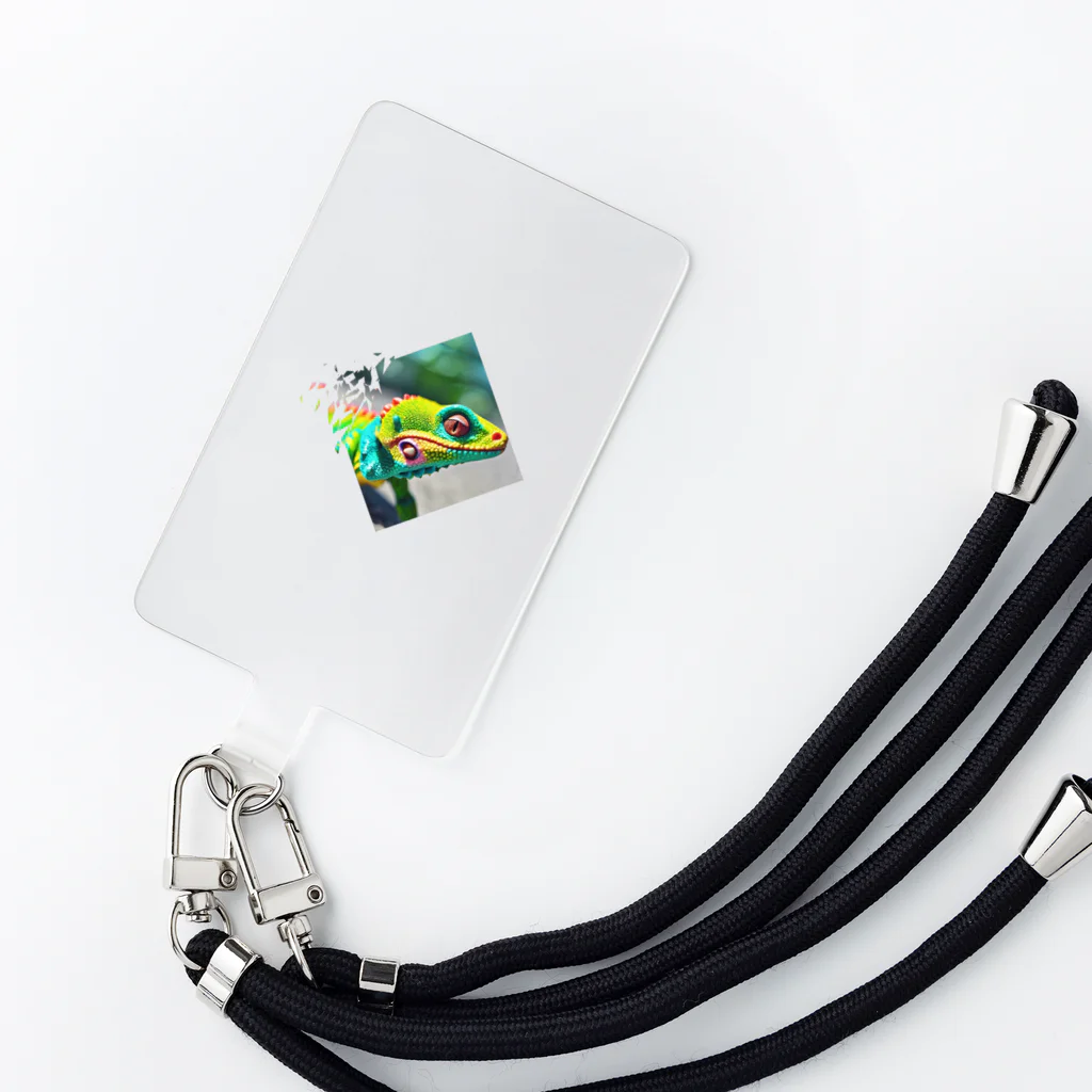 kimagure_MARCHEのseven-colored lizard Smartphone Strap