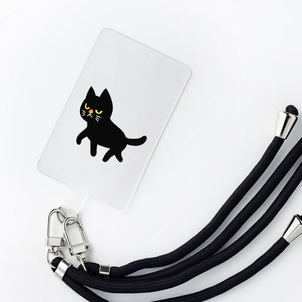 宇野のお店の黒猫ちゃん Smartphone Strap