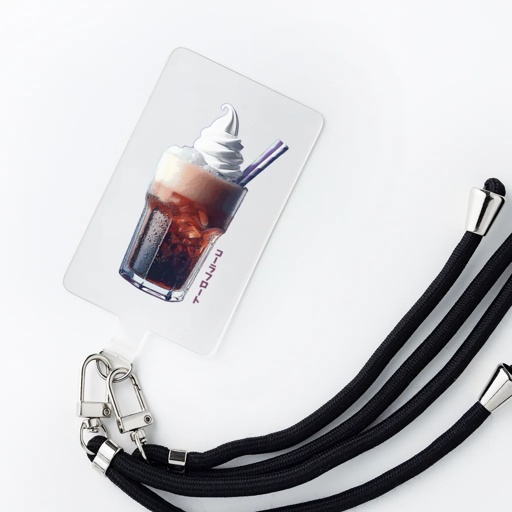 脂身通信Ｚのコーラフロート_240604 Smartphone Strap