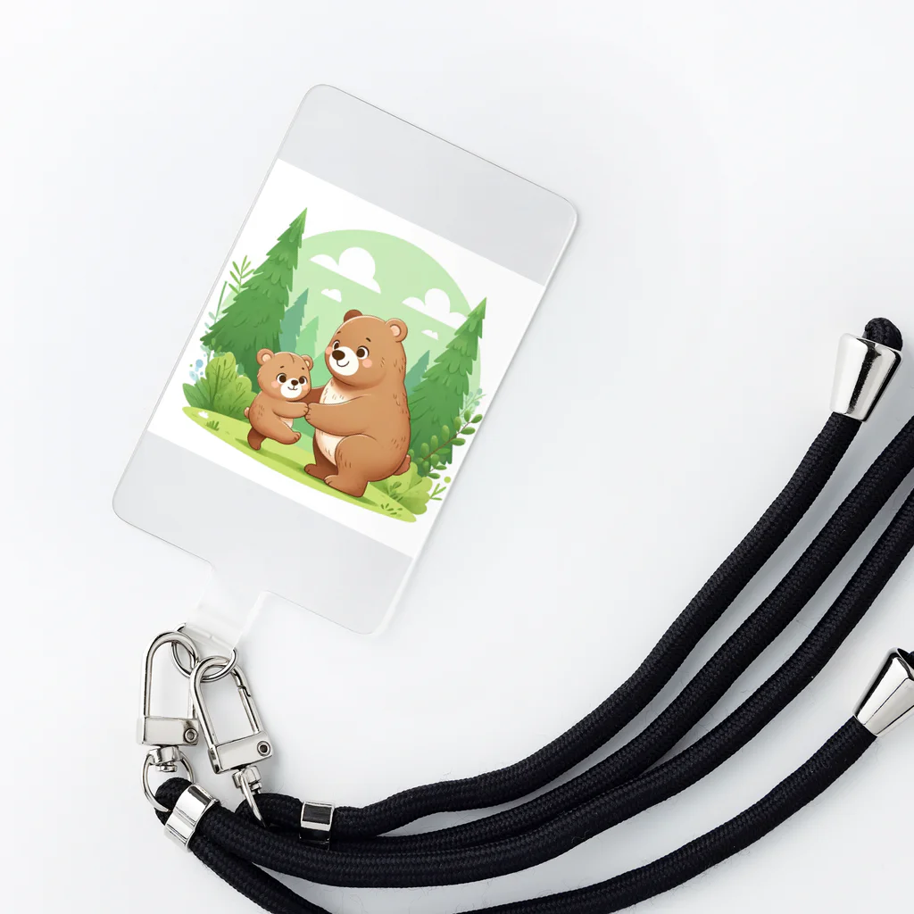 akinyan3128の甘えん坊のクマさん Smartphone Strap