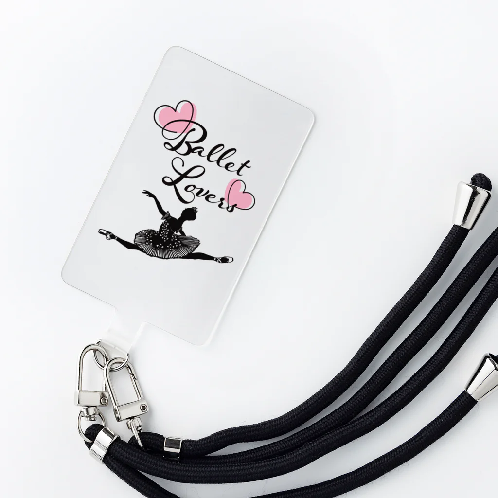 Saori_k_cutpaper_artのBallet Lovers Ballerina Smartphone Strap