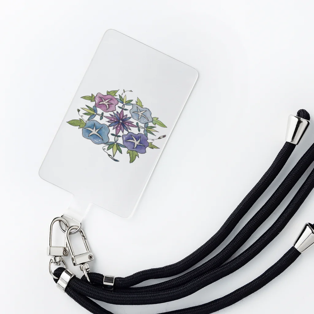 NoenoeMagicの2024朝顔曼荼羅 Smartphone Strap