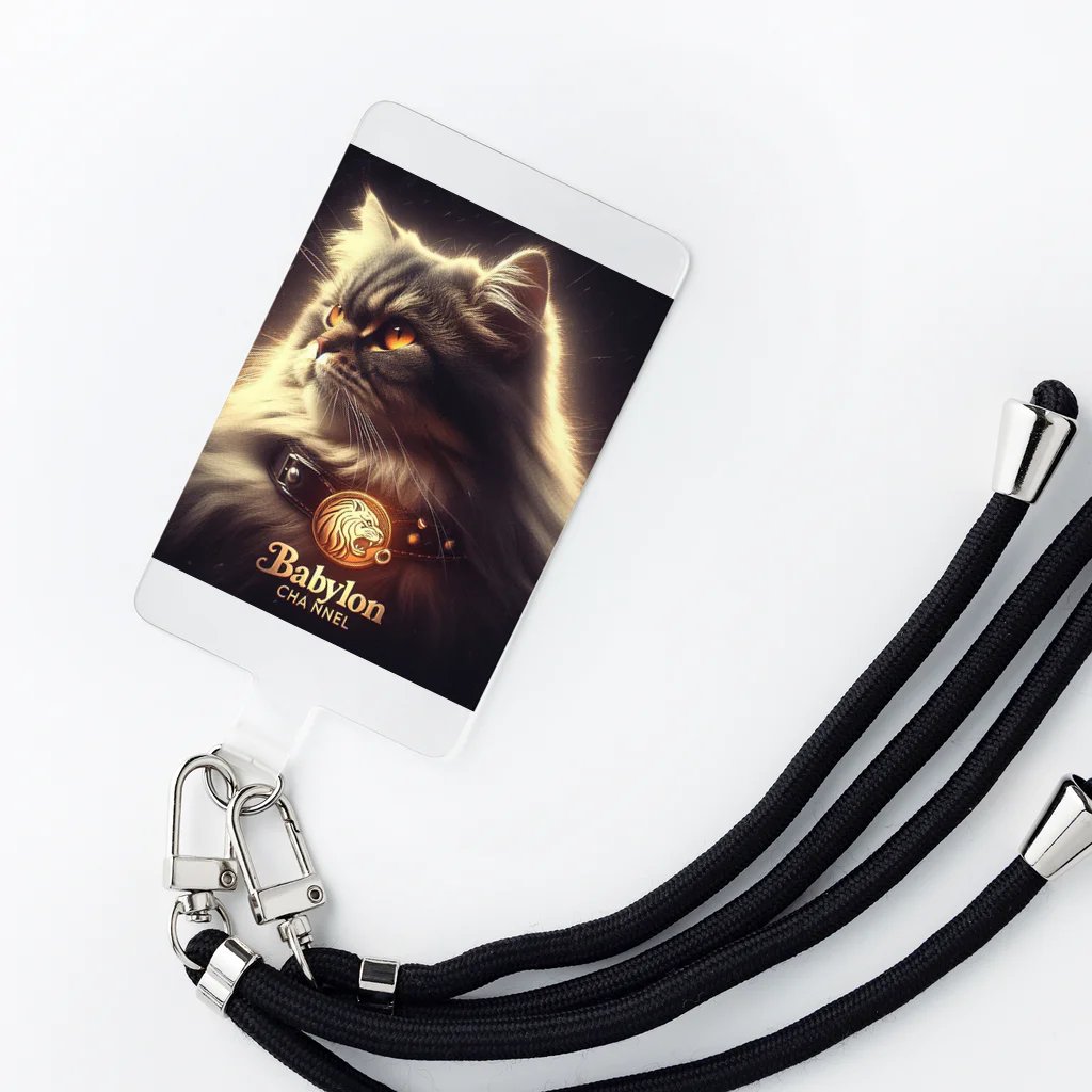 BabylonChannel 🎨 ✝️ ❤️‍🔥のPersian Cat　Babylon channel Smartphone Strap