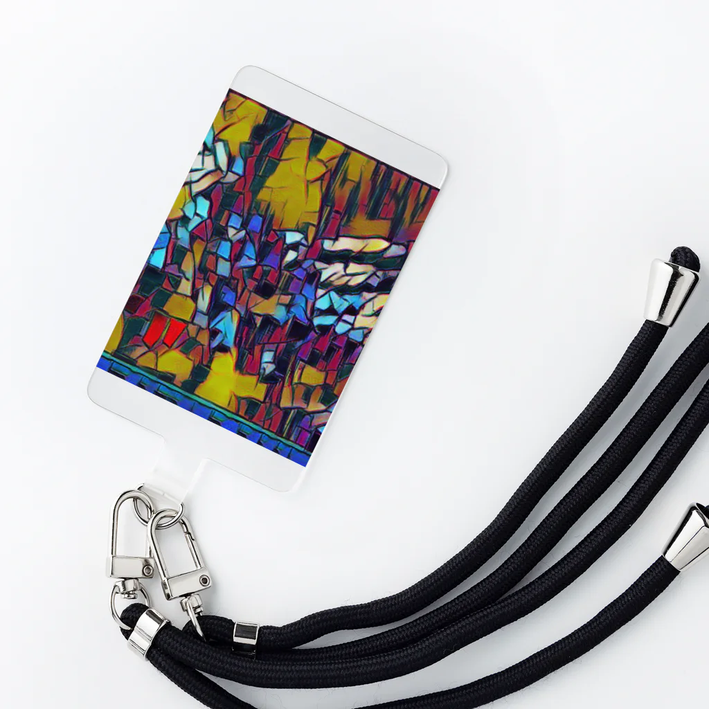 Try Anythingのbeautiful tiles コレクション Smartphone Strap