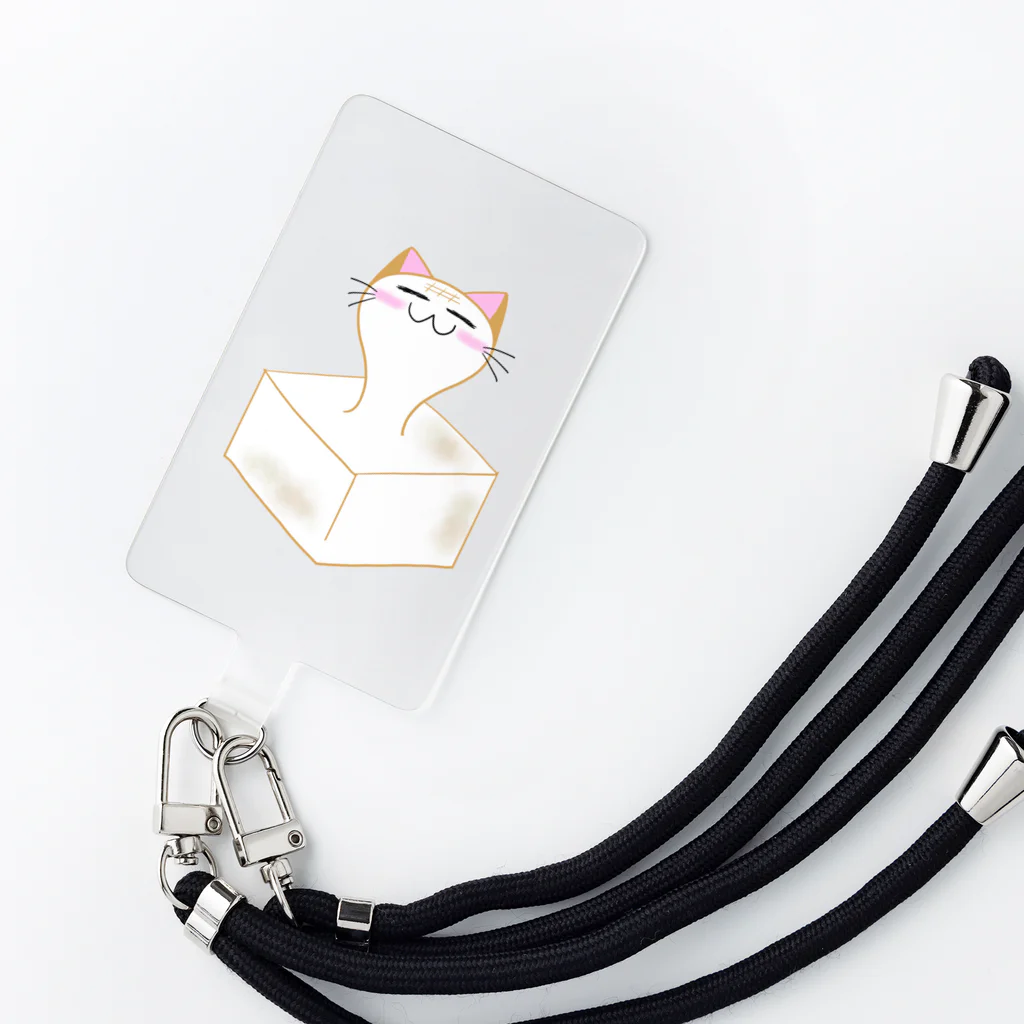 やーちゃグッズのニャンもっち Smartphone Strap