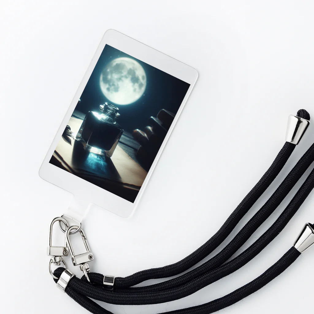 sasatasoの月とインク瓶 Smartphone Strap