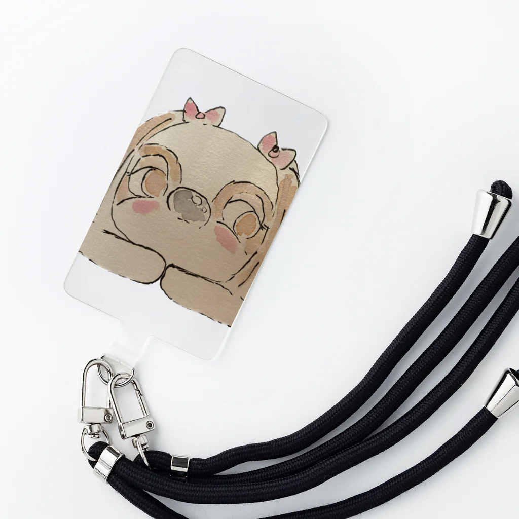 みゆ左衛門のたまにわんこ Smartphone Strap