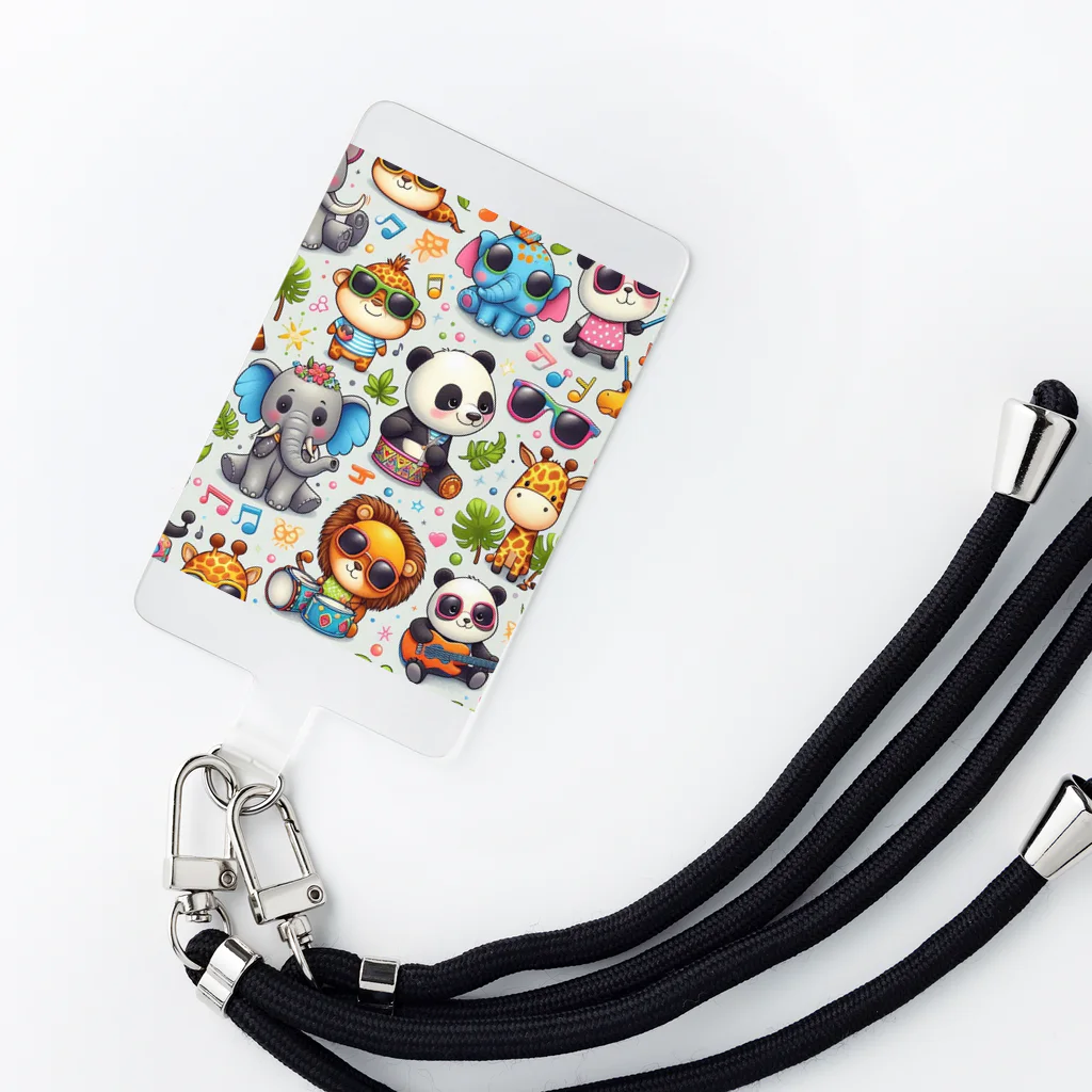 miho0807の可愛い動物 Smartphone Strap