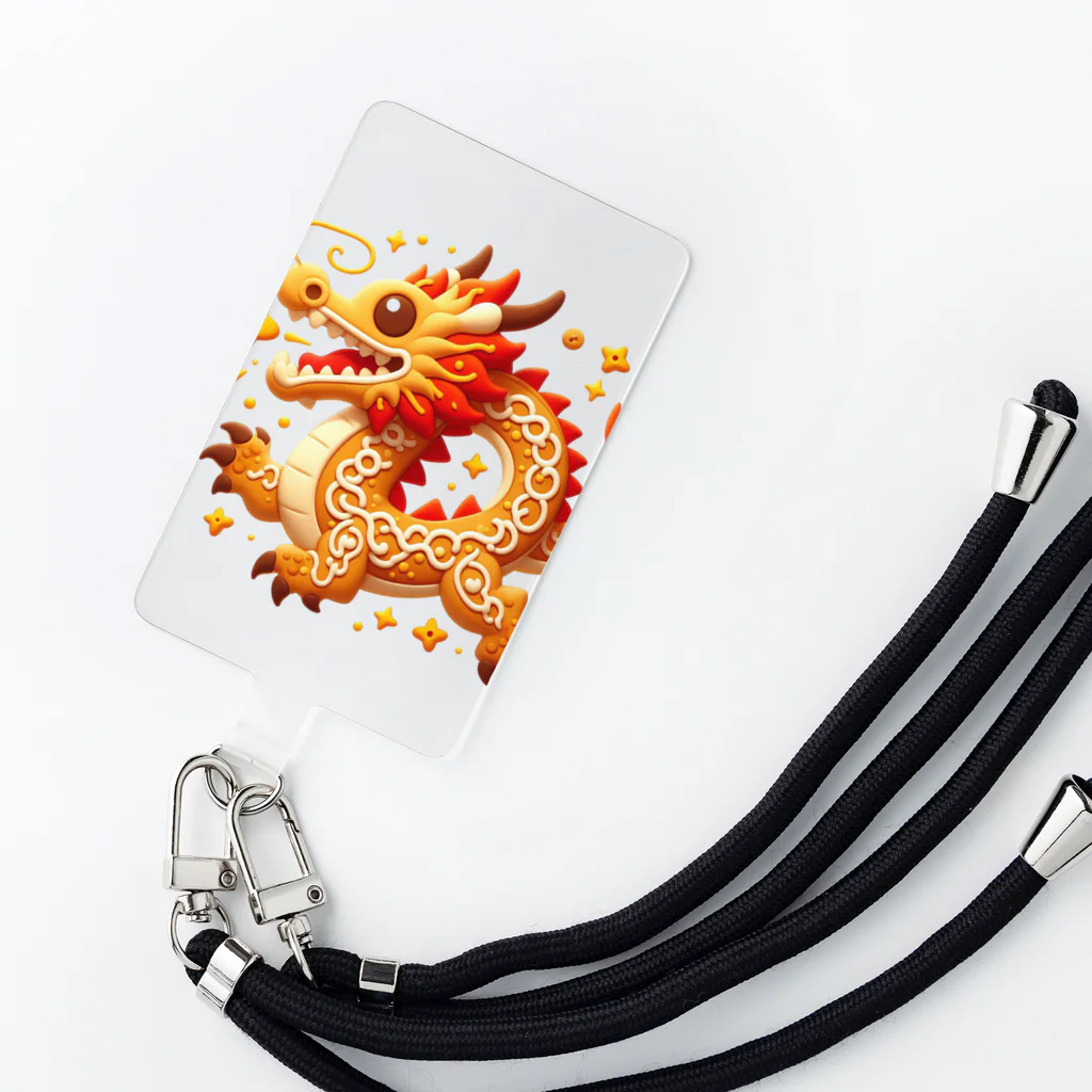 ドラゴンとわたしの幸運のドラゴンクッキー Smartphone Strap