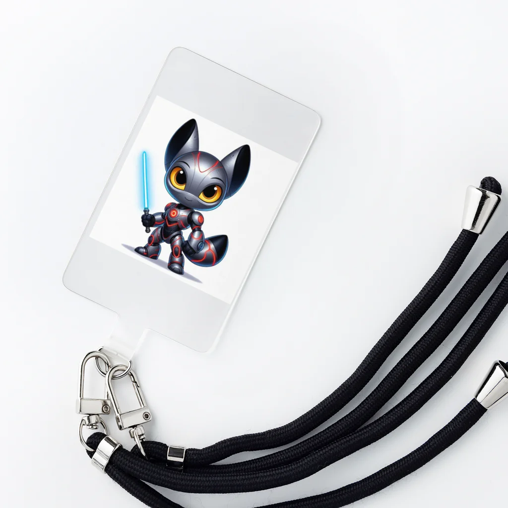 ゆうちゃんNFTいいねの耳長フェネックちゃんヒーローバージョン Smartphone Strap