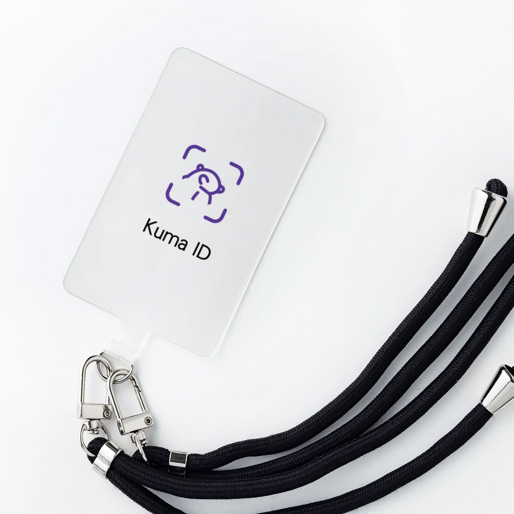 grandeviolaDESIGNのFaceID顔認証ならぬ熊認証！！！ Smartphone Strap