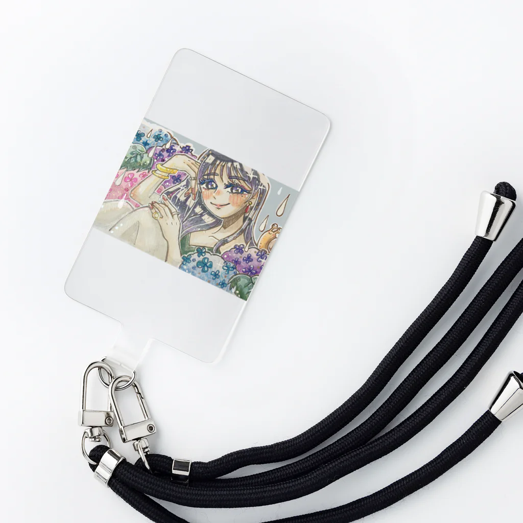 🐻 kumahana 🌷の紫陽花 Smartphone Strap