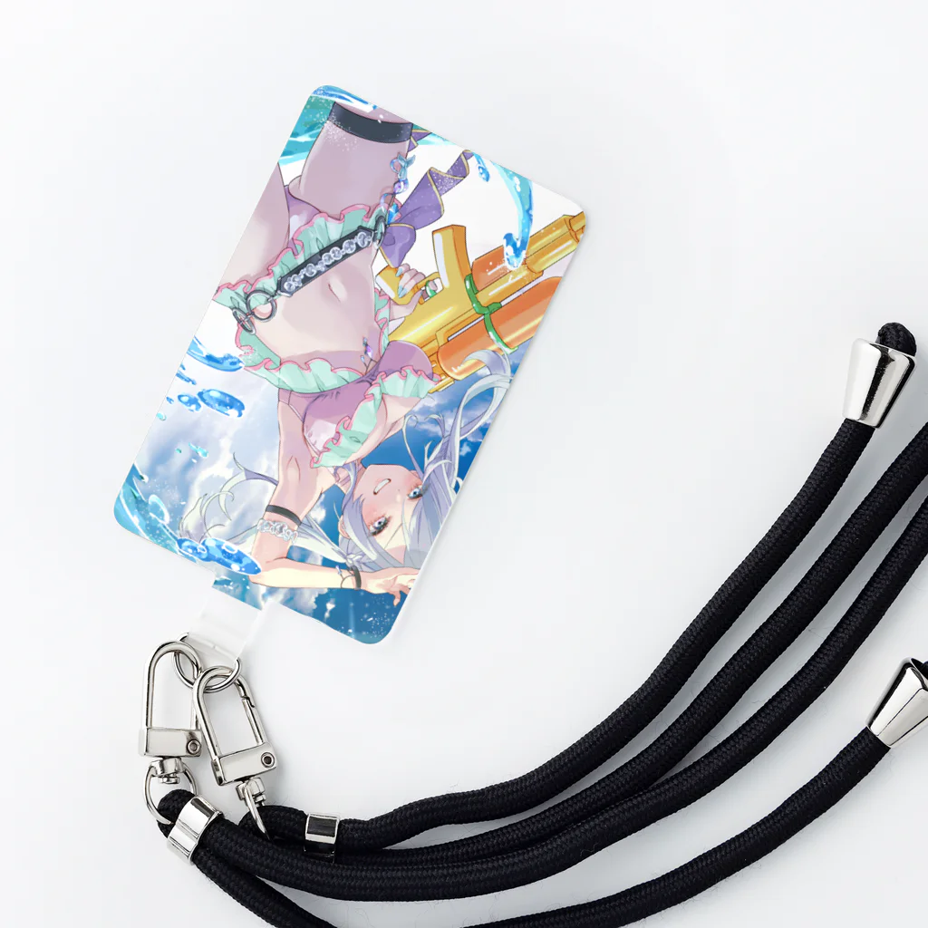 しろいる家との出会いのきみとの思い出 Smartphone Strap